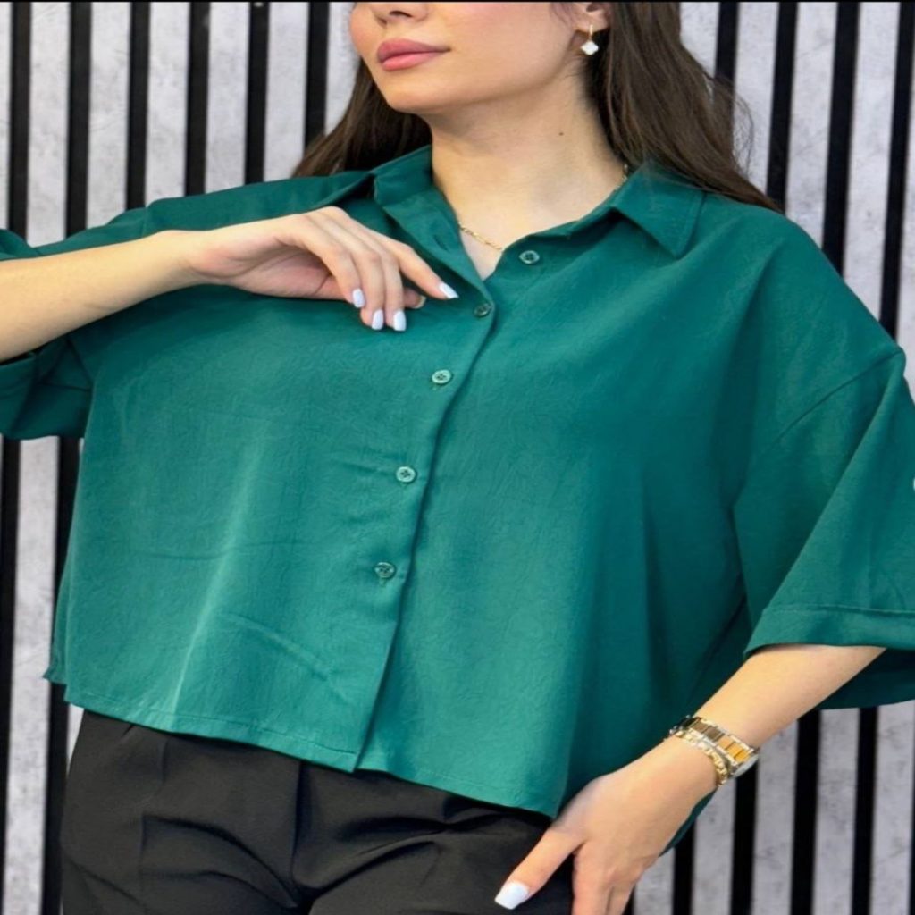 شومیزباکسی آستین کیمونو