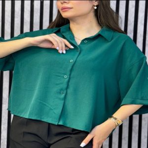 شومیزباکسی آستین کیمونو